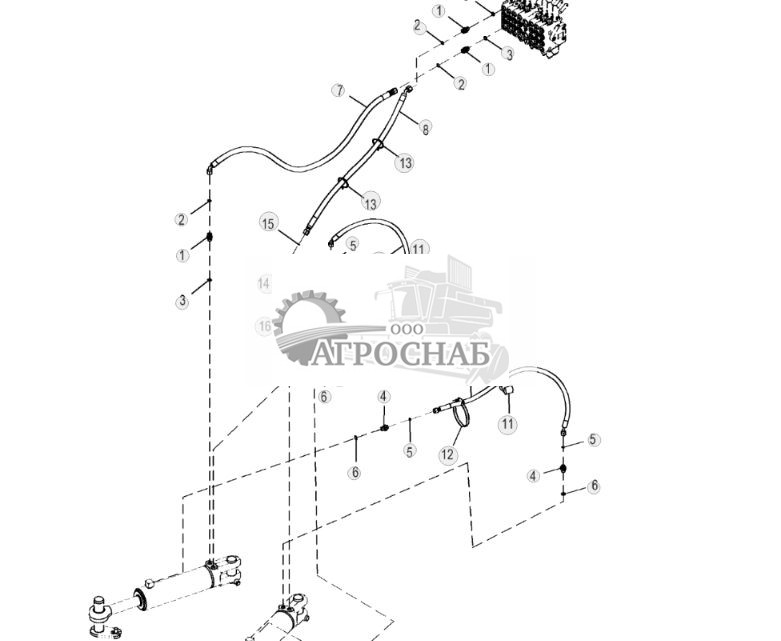 Задние трубопроводы рулевого управления, стандартные органы управления - ST879842 127.jpg